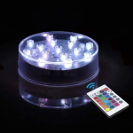 LED &scaron;viesos pagrindas su nuotolinio valdymo pultu, 1 vnt.