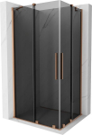 Mexen Velar Duo stumdoma du&scaron;o kabina 100 x 90 cm, grafitas, &scaron;lifuotas varis - 871-100-090-42-65, 100x90 cm