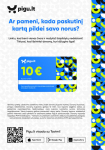 El. dovanų kuponas, &euro; 10