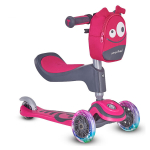 Triratis paspirtukas Smart Trike T1, su kuprinė, rožinis
