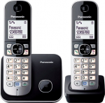 Panasonic KX-TG6812GB, juodas