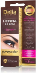 Antakių dažai Delia Cosmetics Henna 15 ml, 3.0 Dark Brown