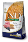 N&D Low Grain suaugusiems mažų&scaron; veislių &scaron;unims su ėriena ir mėlynėmis, 7 kg