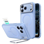 ESR Classic Hybrid Kickstand MagSafe dėklas &bdquo;iPhone 17 Pro&ldquo; ir &bdquo;iPhone 18 Pro&ldquo;, matinis &scaron;viesiai mėlynas
