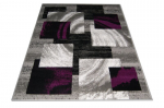 Kilimas pilkas/violetinis 160x220cm