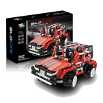 Konstruktorius automobilis su valdymo pulteliu