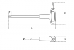 Beta 97ttx/10 kampiniai Torx raktai su rankena