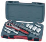 Teng Tools T1221 12-kampių terk&scaron;linių raktų rinkinys, 21 vnt.