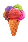 Pripučiamas plaustas Bestway Ice-cream, 188x130 cm