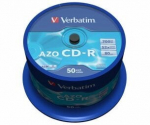 verbatim cd-r, 43343, 50 vnt., 700 mb, 52x, 80 min., 12 cm, be spausdinimo galimybės, su verpste, skirtas duomenų archyvavimui