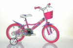 Dviratukas vaikams Bimbo Bike Girl Butterfly 14", rožinis