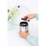 Brabantia indas biriems produktams, 1.4 l, pilkas/juodas