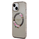 Guess TPU Flowers Ring Glossy Logo