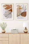 Dekoratyvinis įrėmintas MDF tapyba (2 vienetai) Huhu36 - 70 x 50