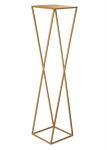 Gėlių stovas Modernus, auksinis, 100 cm