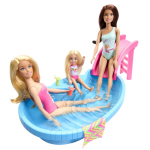 Lėlės ir baseino pramogų rinkinys Barbie