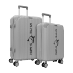 Vidutinis lagaminas White Shark Guardian Bundle case 20+24, pilkas, 2 vnt.