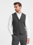 Liemenė vyrams Ombre Clothing 124326-7, pilka