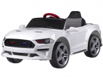 Vienvietis vaiki&scaron;kas elektromobilis Ford Mustang, baltas