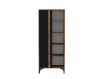 Knygų lentyna Kalune Design Iraz, ruda/juoda
