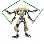 Konstruojama figūrėlė Generolas Grievous Star Wars Resteq, 186 d.