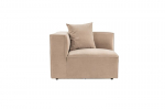 Sofa Asir Sora L1 v2, ruda