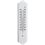 Lauko termometras, baltas 25 cm, Lauko termometras baltas 25 cm