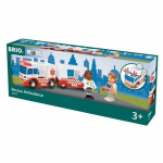 Automobilių rinkinys Brio Rescue Ambulance, įvairių spalvų, 4 d.