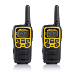 Rankiniai radijo imtuvai pmr midland xt50 dėklas