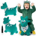 Pripučiamas &scaron;okliukas Dino su pompa Sun Baby, žalias