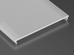 Superwide PMMA matinio pieno difuzorius aliuminio profiliui - 1 m