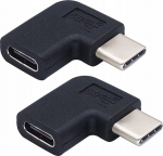 Kampas 90&deg; Usb-c adapteris moteri&scaron;kas į vyri&scaron;ką, 40gb/s