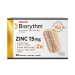 Maisto papildas Biorythm Cinkas 15 mg, 30 kaps.