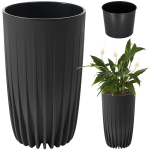 MIRA 300 ECO perdirbtas auk&scaron;tas puodas - juodas LA985-04 LAMELA