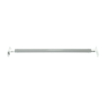 Prisitraukimo baras Gamma 85-110 cm, juodas