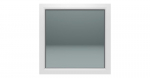 Uždarytas PVC langas Arutech Best Windows, 800*830, baltas