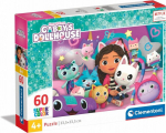 Dėlionė Gabby Dollhouse SuperKolor Clementoni, 60 d.