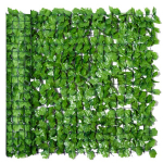 Dirbtinė gyvatvorė, uv apsauga ir lapų tinklas, plastikas, 300 x 100 cm žalia