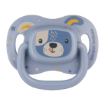 Silikoninis čiulptukas Canpol Cute Animals 34/924 mėlynas, 0-6 mėn