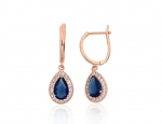 Auksiniai auskarai moterims Diamond Sky Celestial Drop DS02A951