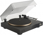 "JBL Spinner BT" patefonas su "Bluetooth" ir "AptX-HD" juoda ir aukso spalvos