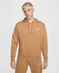 Nike vyri&scaron;kas megztinis NSW CLUB HOODIE, konjako ruda