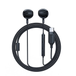 ausines USB-C jungtimi, mikrofonu ir nuotolinio valdymo pultu, 1,2 m ilgio &ndash; juodos