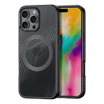 Dux Ducis Aimo MagSafe Case iPhone 16 Pro Max - skaidrus/juodas