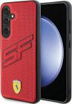 Ferrari Big SF perforuotas dėklas Samsung Galaxy S24+ - raudonas
