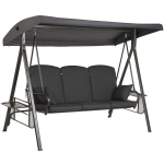 Sūpynių pagalvių komplektas PATIO Salerno D002-06PB 170 cm pilkas prakti&scaron;kas