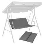 Garden swing seat 140 x 100 cm gray MultiGarden
