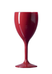 Merlon plastikinės vyno taurės, raudonos, 325 ml, 6 vnt.