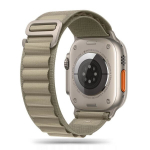 Tech-Protect Nylon Pro dirželis, skirtas Apple Watch 4/5/6/7/8/9/SE/Ultra 1/2 (42/44/45/49 mm) &ndash; Titanium Olive