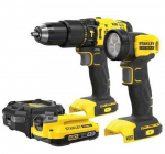 Stanley Sfmck210d1 smūginis suktuvas su Led žibintuvėliu, 2.0ah